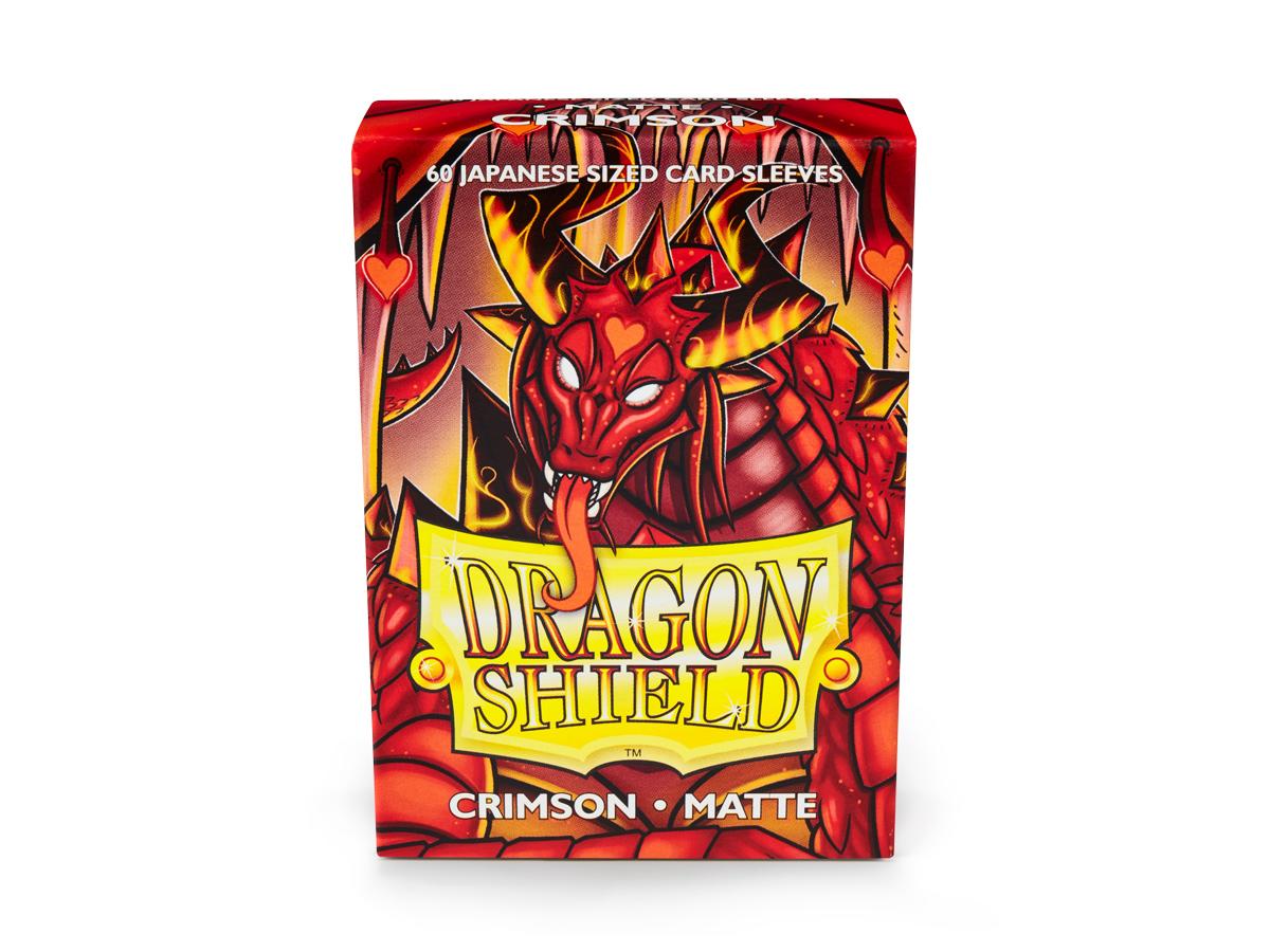 Dragon Shield Crimson Matte Japanese Sized Sleeves 60 Dragon Shield Crimson Matte Japanese Sized Sleeves 60